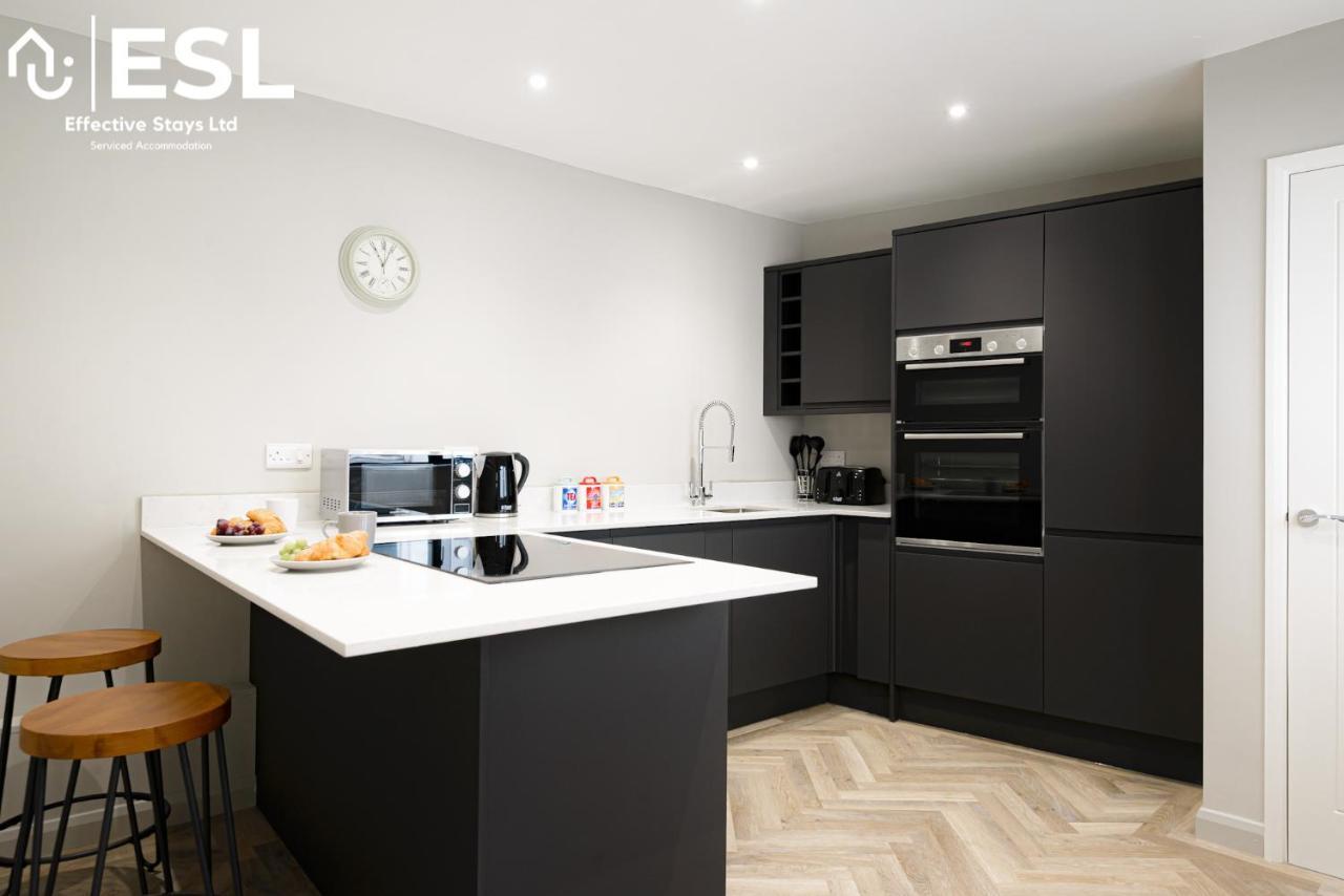 Comfy Modern 2 Bedroom Duplex Apartment With Sun Terrace Shrewsbury Eksteriør bilde