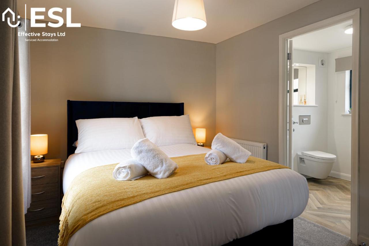 Comfy Modern 2 Bedroom Duplex Apartment With Sun Terrace Shrewsbury Eksteriør bilde