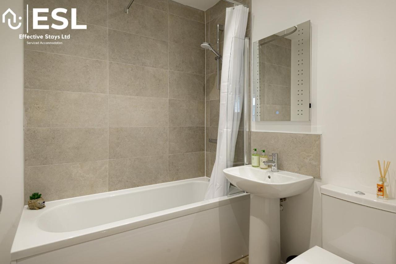 Comfy Modern 2 Bedroom Duplex Apartment With Sun Terrace Shrewsbury Eksteriør bilde