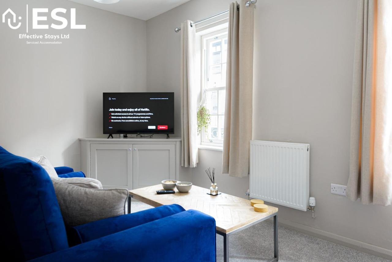 Comfy Modern 2 Bedroom Duplex Apartment With Sun Terrace Shrewsbury Eksteriør bilde
