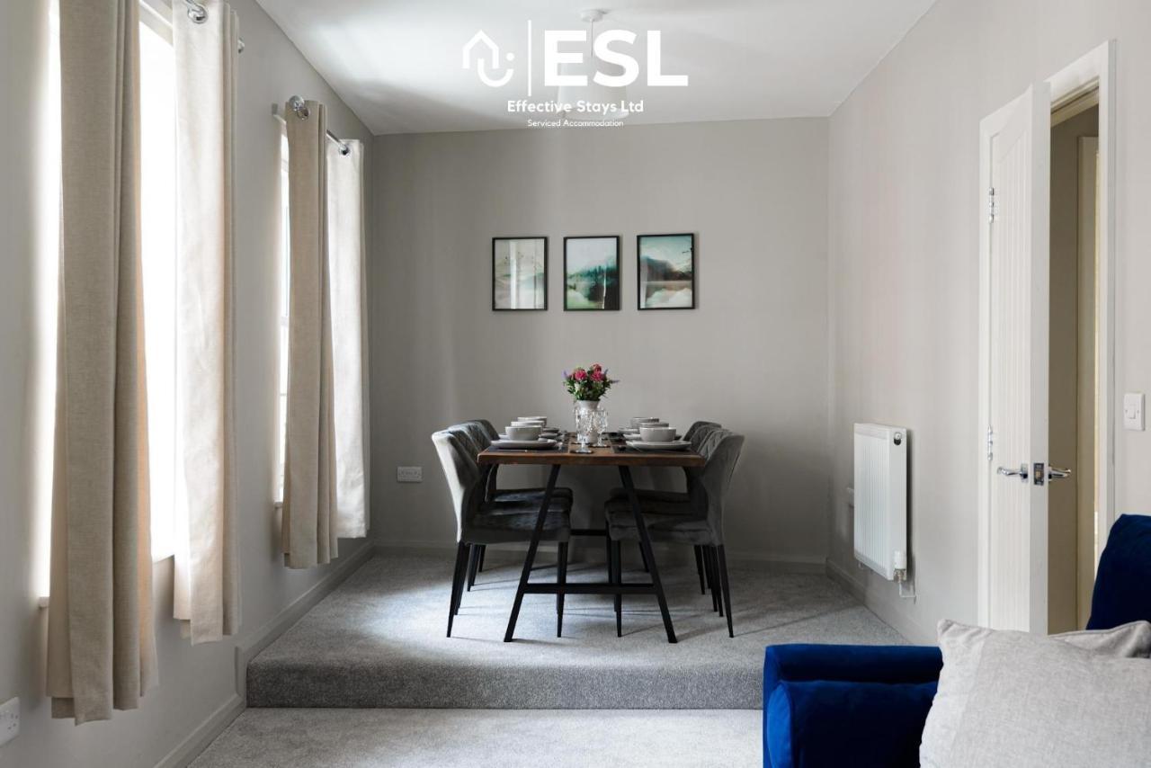 Comfy Modern 2 Bedroom Duplex Apartment With Sun Terrace Shrewsbury Eksteriør bilde