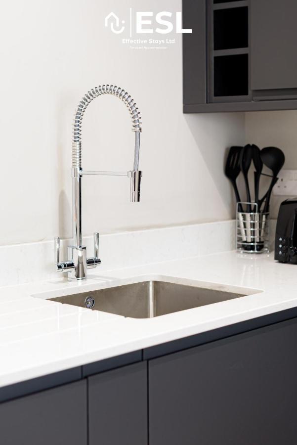 Comfy Modern 2 Bedroom Duplex Apartment With Sun Terrace Shrewsbury Eksteriør bilde