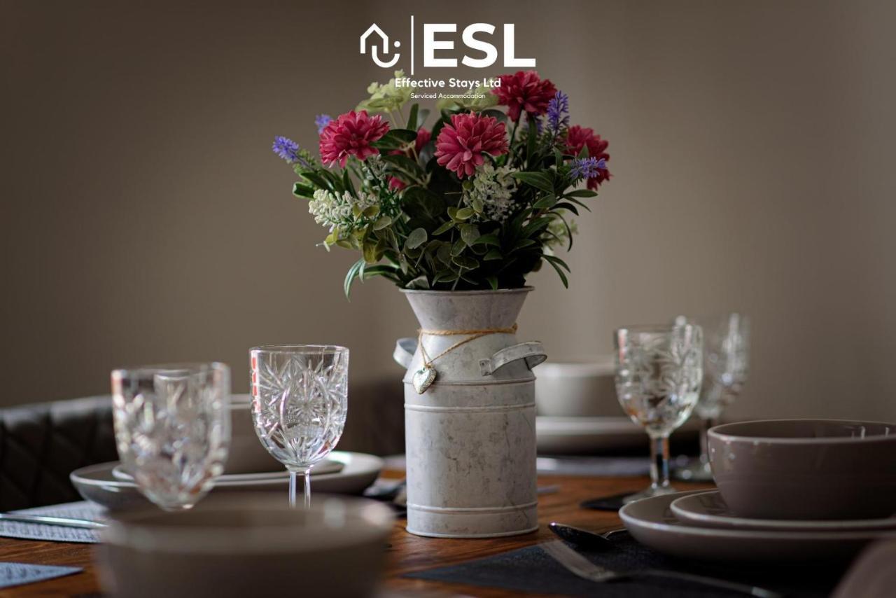 Comfy Modern 2 Bedroom Duplex Apartment With Sun Terrace Shrewsbury Eksteriør bilde