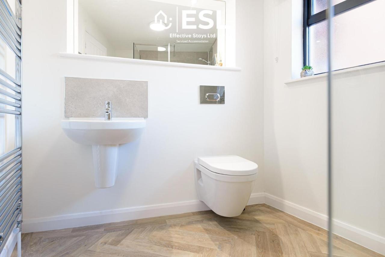 Comfy Modern 2 Bedroom Duplex Apartment With Sun Terrace Shrewsbury Eksteriør bilde