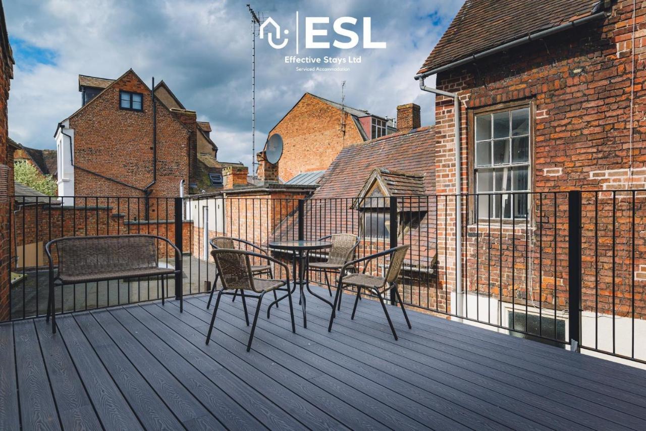 Comfy Modern 2 Bedroom Duplex Apartment With Sun Terrace Shrewsbury Eksteriør bilde